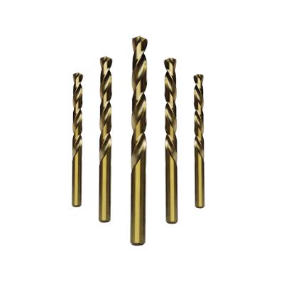 China Metal Drilling Din 338 HSS M35 Cobalt 5% German Parallel Shank Twist Drill Bits For Stainless Steel/Steel/Metal for sale