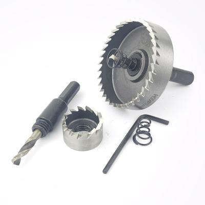 China High Speed ​​Steel Annular Drilling Holes Hole Cutter With Straight Hex Shank for sale