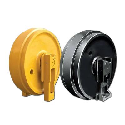 China Universal Excavator Undercarriage Parts Factory Supply Undercarriage Parts Front Track Idler Wheel For Excavator Or Bulldozer for sale