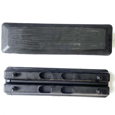 China Smokeless Rubber Excavator Track Pads Excavator Undercarriage Parts Factory Supply 450 Polyurethane Track Pads for sale