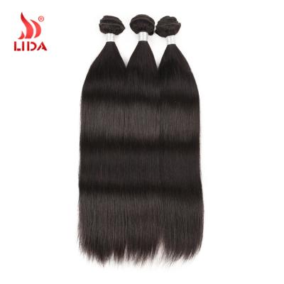 China Indian Lida Human Hair Bundles Silky Straight Remy Virgin Hair Indian Human Remy Hair Bundles 8-26 Inch Weft Extensions en venta