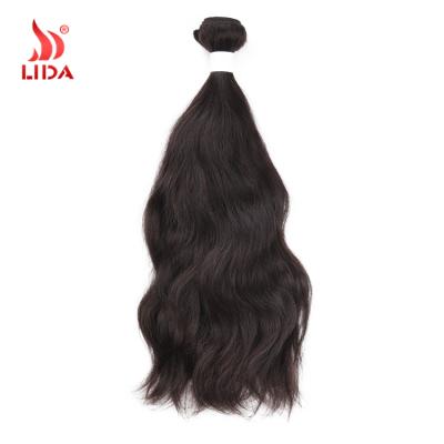 China Natural Lida Brazilian Hair Weave Remy Natural Wave Extensions Natural Wave Hair Products for sale