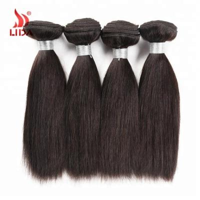 China Silky Straight Wave Lida 100% Wholesale Silky Straight Hair Extension Weaves Indian Hair Wholesale 8-26 Inch Bundles for sale