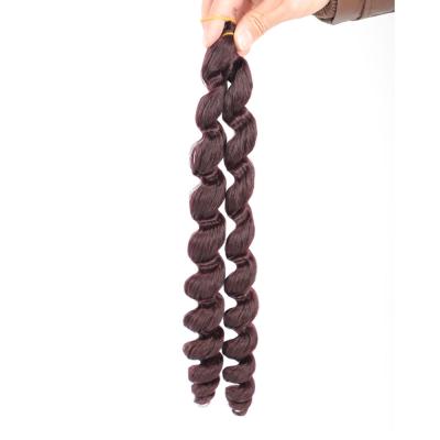 Китай Hot Selling Pre Stretched Braiding Hair Extensions Long Loose Wave Synthetic Hair Extensions New Pre Stretched Crochet Braiding Hair For Women Synthetic Braiding Hair продается