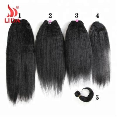 China CURLY STRAIGHT Hair Extension Bundles 5PC Curly Straight Synthetic Hair 14