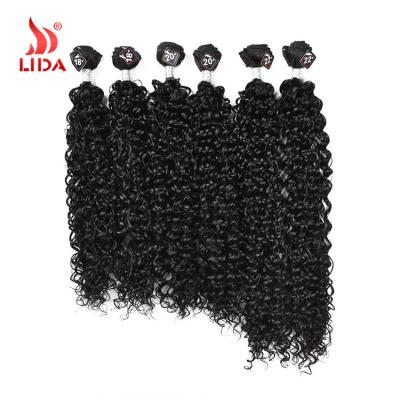 China Lida Synthetic Curly Curly Braid 6PCS/Packaging 18 20 22 Inches Extension Curly Curly Wrap Hair Braids Te koop