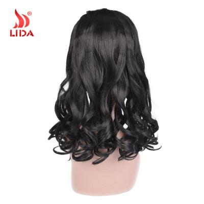 China Lida 8Pcs/set Curly Wavy Curly Blonde Clip In Hair Extensions Wigs 20Inch Natural Wavy Curly Long Synthetic Hair Clip In Extensions zu verkaufen