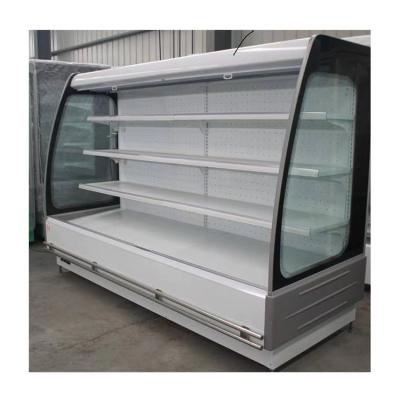 China High quality wholesale Double-temperature Deep Upright Display Ice Cream Freezer Refrigerator for sale