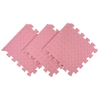 China Soft Toy Multi Colors Leaf Interlocking T Strips Patterns Tatami 1cm Eva Foam Tiles For Floor Protector for sale