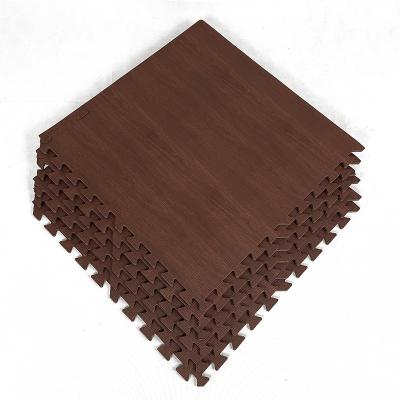 China Home Department Playroom Wood Effect High Density Eva Foam Puzzle Mats Perfect for Floor Protection, Exercise, Yoga, Playroom for sale