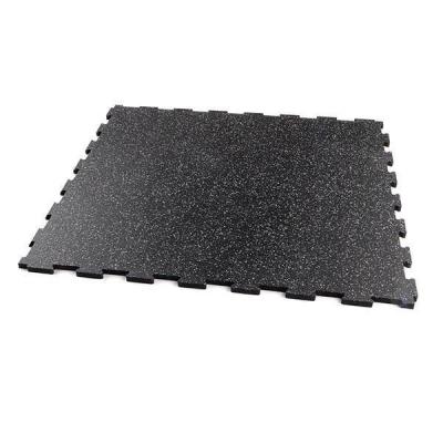 China Shock Absorb Rubber Gym Fitness Floor Jigsaw Mats For Indoor And Outdoor for sale