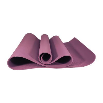 China Yoga Exercise Factory Workout Fitness Customized Printed High Quality Eco-Friendly Waterproof 6mm Pilates Yoga Mat With Yoga Mat Strap for sale