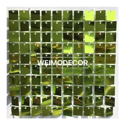 China 2021 Ceilings Equipment Panel Shimmer Sequin Embedded High Quality Advertising Decorative Wall Panel for sale