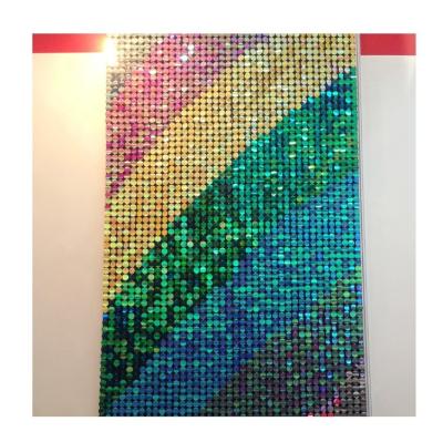 China Free Samples Square Ceilings Embedded Square Panel Backdrop Decoration Shimmer Wall Mount for sale