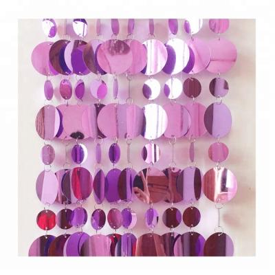 China Holiday Decoratoion Birthday Party Decoration Shimmer Backdrop Indoor Sequin Curtain For Wedding for sale