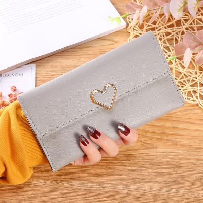 China Wholesale High Quality Wallet Women Clutch Card Holder Wallet Coin Purse Leather Wallet Fold Over Clutch for sale