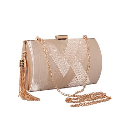 China 2021 High Quality Women Luxury Clutch Handbags Satin Shoulder Chain Cross - Body Evening Clutch Bags Ladies Banquet Clutch Bag for sale