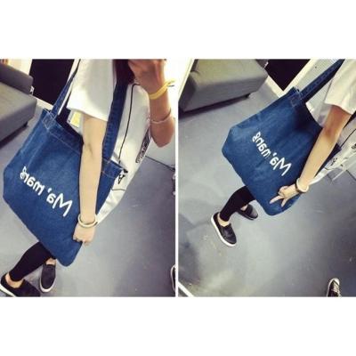 China 2021 Style Jeans Other High Quality Special Purpose Bag High Quality Designer Denim Women Ladies Eco-friendly Fashion Denim Bag for sale