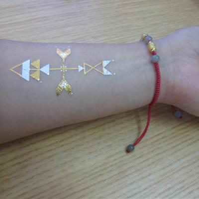 China Water transfer gold silver Adult Temporary Tattoos / party temporary tattoos for sale