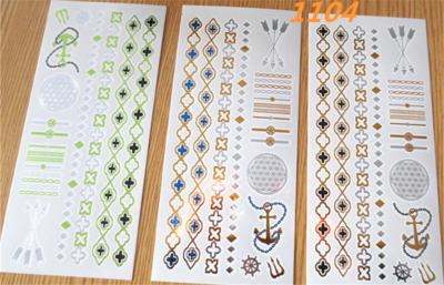 China Flash Temporary Tattoo Sticker for CMYK printing non - toxic passed for sale