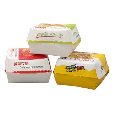 China Disposable Clamshell Hamburger Box With Custom Logo Cake Packaging for sale