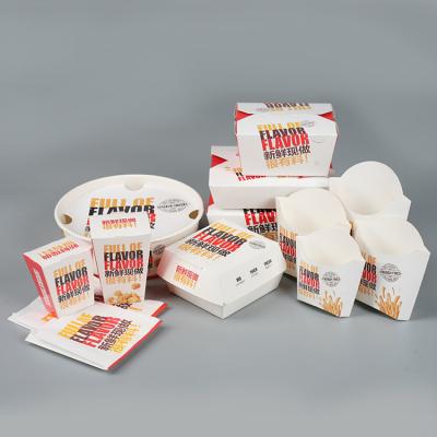 China Disposable Custom Logo Printed Wholesale Fast Foods Shop Packets for sale