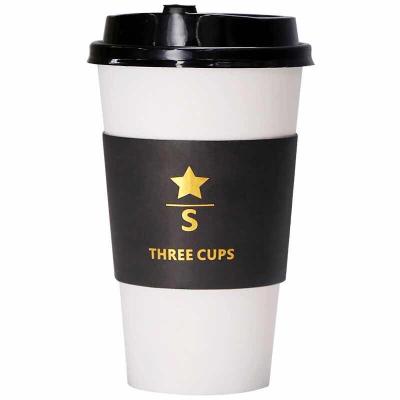 China Single Wall Single Wall Paper Cup For Cold Drinks With Sleeve Beverage Use Disposable Paper Cup for sale