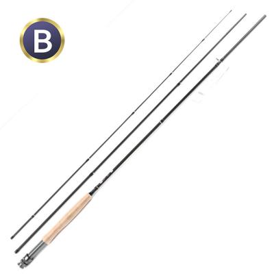 China Carbon 2.55m 3 Sections Carbon Fiber 4/5 Fly Fishing Rod for sale