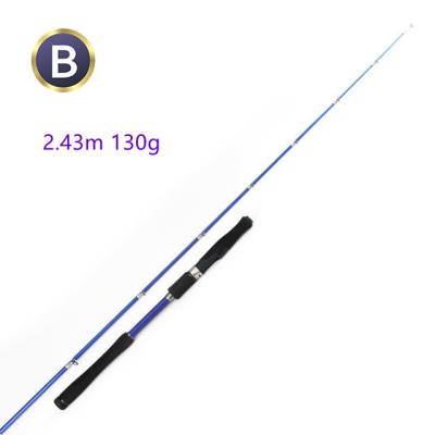 China Manufacturer Carbon Fiber Open Handle Wholesale Fishing Rod 2.43m 130g Slow Building Fishing Rod for sale