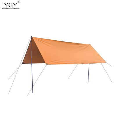 China Extended Type Oxford 3*4M Silver Oxford Tent YGY PU Coating Sunshade Tent Tarp Waterproof Camping Hammock Sun Shelter Garden Canopy Rain Fly for sale