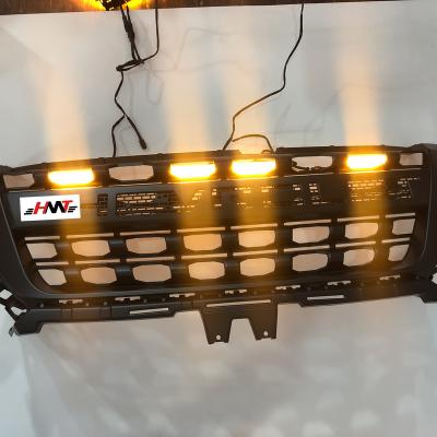 China ABS NEW ARRIVAL OFF-ROAD PICKUP EXTERIOR ACCESSORIES FRONT GRILL FIT FOR CHEVROLET COLORADO 2016 S10 WITH WHITE&YELLOW LED LIGHT for sale