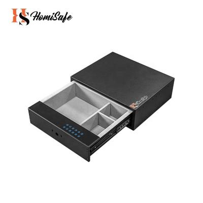 China Metal Homisafe Touch Screen Jewelry Hotel Steel Deposit Drawer Electronic Hidden Safe for sale