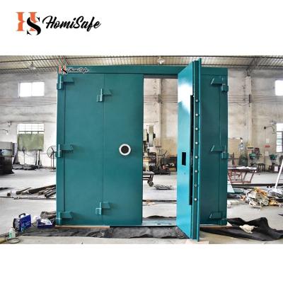 China Interior Security Lock Homisafe Custom Strong Hinge Metal Security Hidden Vault Fireproof Door for sale