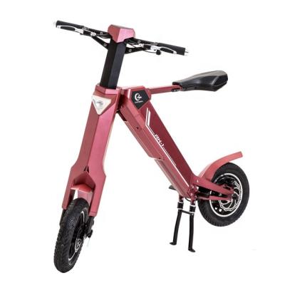 China Factory Price Unisex Mini Bike Two Wheeler 12Inch Handle With Seat Folding 350W Smart Electric Bike For Adult-AK-1 for sale