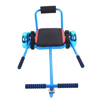 China 2016 unisex seat adjustable hoverkart for two wheel self balance scooter hover board go kart sitting chair for sale