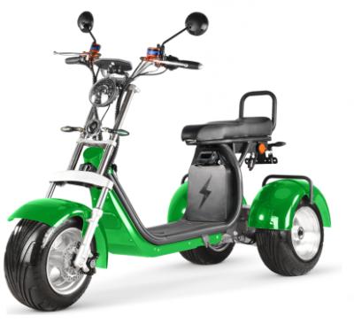 China Citycoco Unisex Mobility Scooter Motorcycle 2000W*2 Brush Less Motor Fat Wheel 2 Seats Max Load 200kg for sale