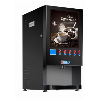 China 4 Flavors Coffee Beverages Instant Powder Brewing Machine Self Service Automatic Milk Tea Machine Commercial for sale