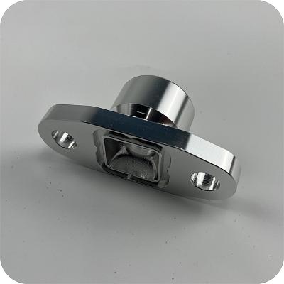 China Factory direct sales canton custom machining aluminum drain flange precision customs service cnc spare parts truss mach C62 for sale