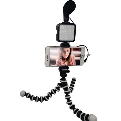 China Simon Tech 2021 New Style Vlog Kit Online Live Streaming Equipment Portable Video Shooting Headset Microphone With Microphone for sale