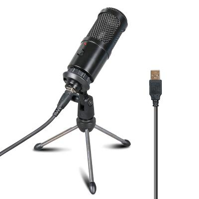 China USB Microphone USB Studio Desktop Microphone with Live Streaming for youtube Cell Phone Vlogging Microphone for sale