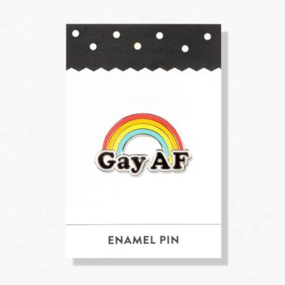 China Custom Made Custom Made Rainbow Pride Lapel Pin GLBT Gay Lapel Pin Epoxy Badge for sale