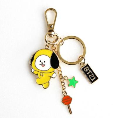 China Promotion gift new arrival key chain custom maker soft enamel die cast metal key chain for sale for sale