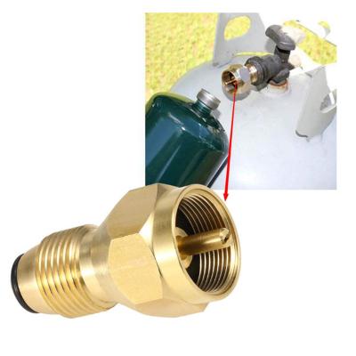 China For BBQ Universal Fit Propane Tank Adapter Converts POL Thread to QCC1 Thread, Propane Hose Adapter Portable Gas Griddle Connect RV for sale