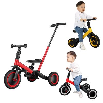 China Ride 3 years from toy china factory 1.5 to 5 in 1 Para de triciclo plegable ninos 3 ruedas balancing bike pedal kids scooter child tricycle for sale