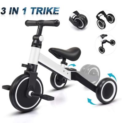 China Ride the toy 2020 hot sale 3 years 1 to 4.5 in 1 child balancing bike tricycle 3 wheel tricycle toy child for sale