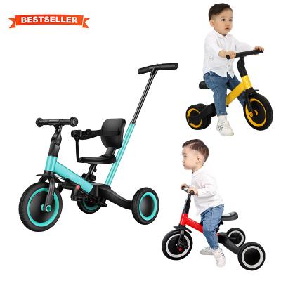 China Ride on toy triciclo infantil bebe Para ninos balance bike children kids tricycle boys girls toddler infant 4 in 1 trycycle baby tricycle for sale