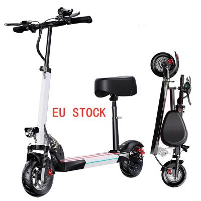 China EU warehouse adultos scooter electrico unisex foldable adult electric scooter CE ROHS 48V 12.5AH current for sale