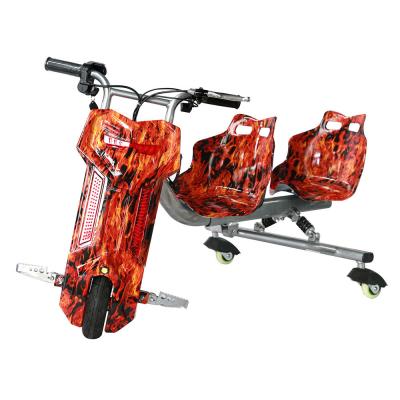 China 2020 Hot Sale Unisex 3 Wheel Drifting Electric Scooter Tricycle Electric Bike Drift Scooter Motorcycle Electric Scooter With Two Seats for sale