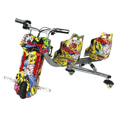 China 2020 two seats wholesale unisex drifting scooter 3 wheel electric scooter kids tricycle drift scooter from china for sale