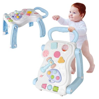 China Study pusher baby walker andador wholesaler stroller car with music push baby handheld walker 3 in 1 baby walker for sale